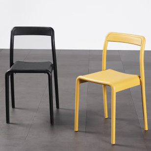 簡約北歐風鏤背休閒椅